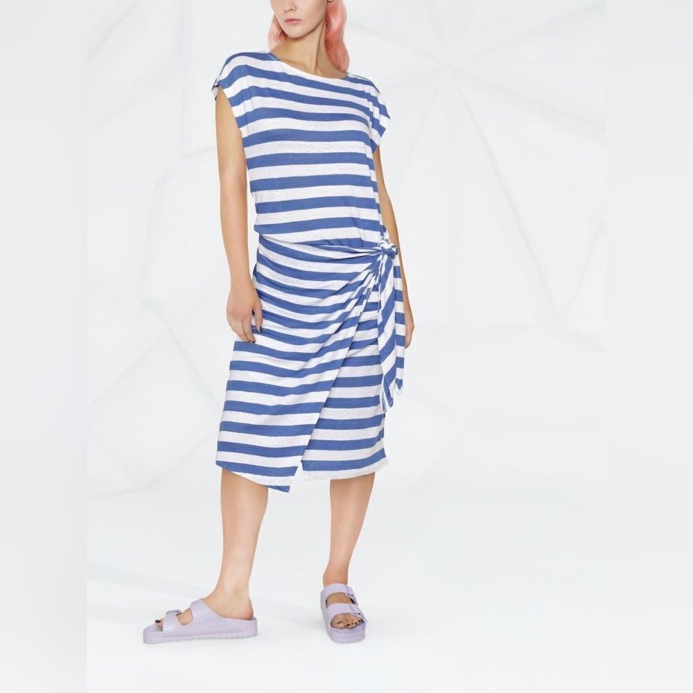 Polo Ralph Lauren Draped Side Tie Dress Size L